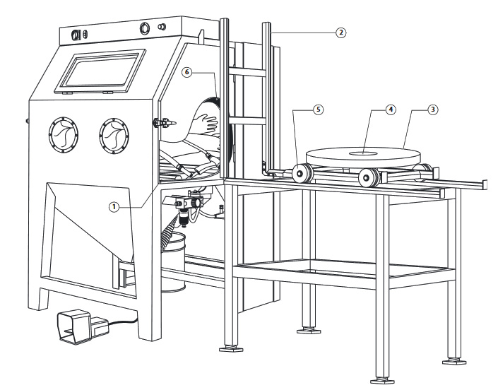 Пескоструйная камера чертежи